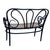 1865 Vienna Secession Scrolling Bentwood & Caine Settee Bench byThonet For Sale In Los Angeles - Image 6 of 9