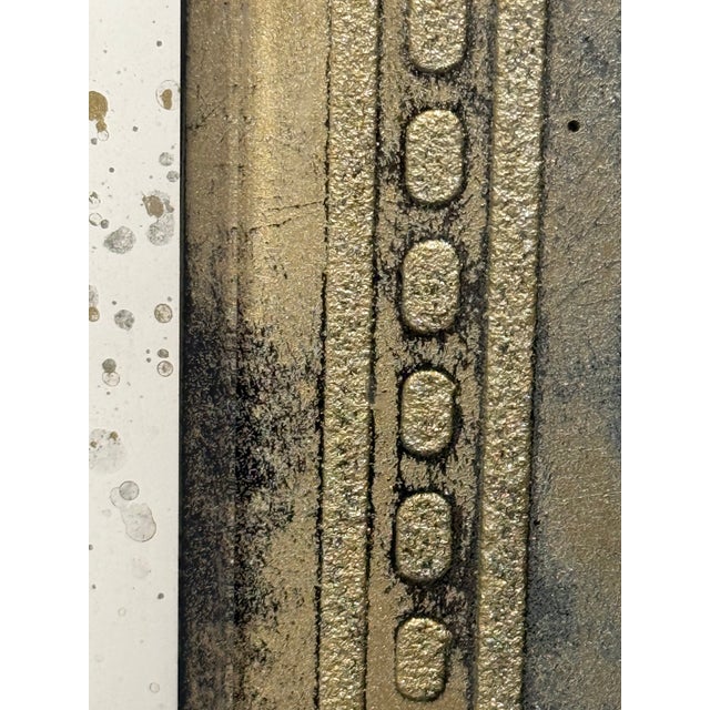 Glass Restoration Hardware 19th Century Baroque Ravenna Etched Floor Mirror For Sale - Image 7 of 12