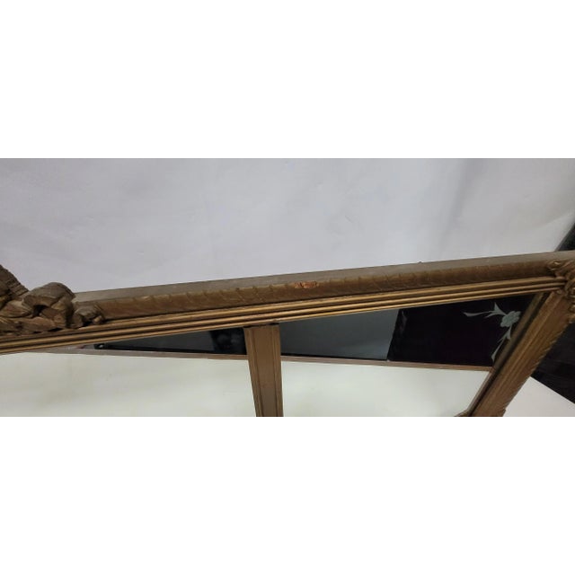 American Carved Wood Wall Mirror, Colonial Revival Style, Early Mid-Century For Sale - Image 6 of 11