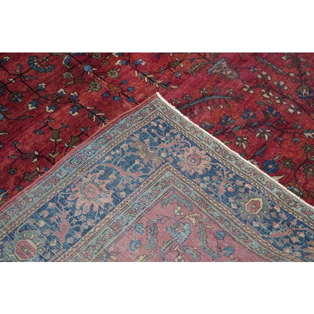 Antique Mohajeran Sarouk Rug 6'10'' x 10'4''. Mohajeran is a village in the larger Sarouk district, reputed, especially in...