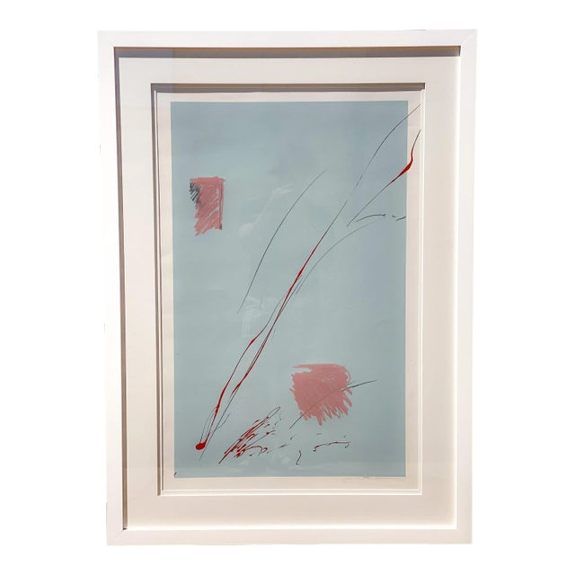 Vintage Minimalist Abstract on Paper For Sale