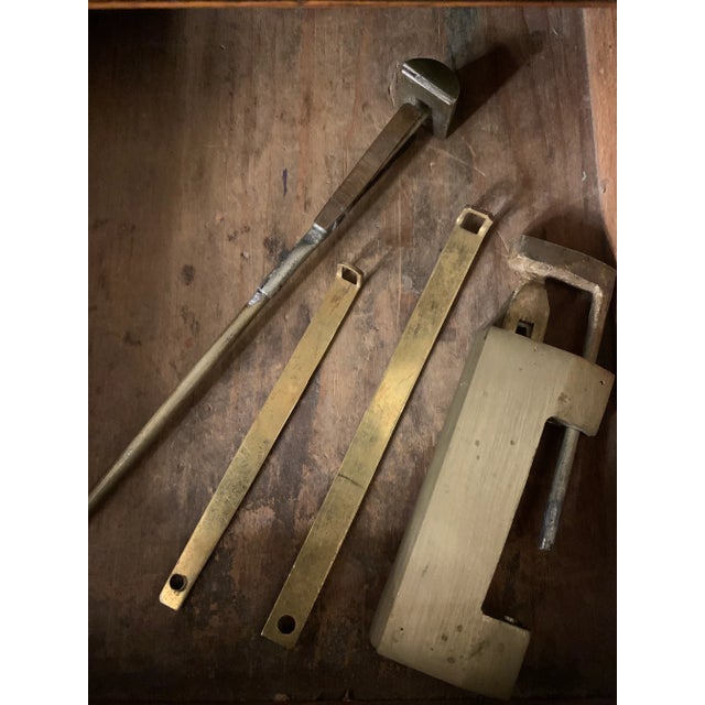 Chinoiserie Cabinet With Brass Hardware For Sale - Image 12 of 13