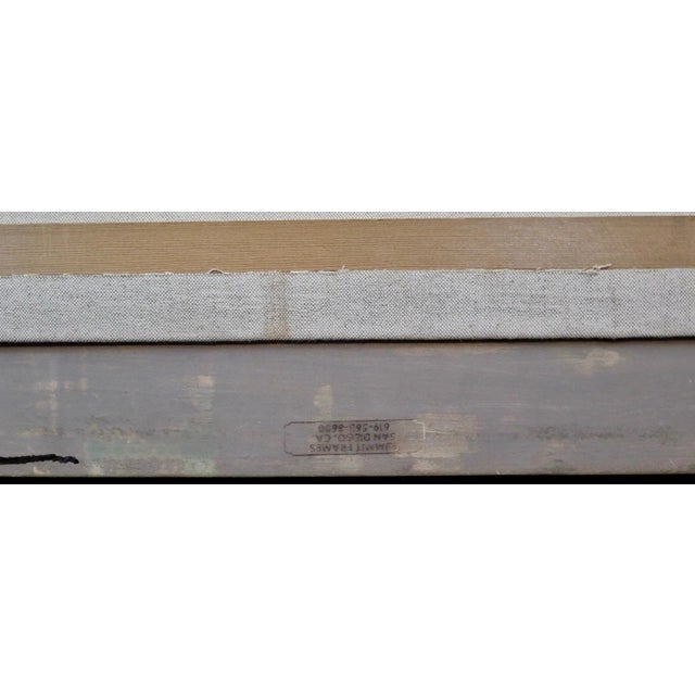 Mid 20th Century Mid 20th Century L. Dolice Oil Painting For Sale - Image 5 of 5