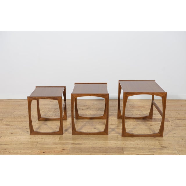 Mid-Century Modern Teak Nesting Tables by R. Bennett for G-Plan, 1960s, Set of 3 For Sale - Image 15 of 18