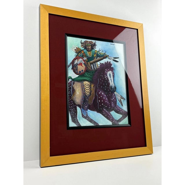 Vintage Raymond Nordwall Lunchmeat Horse 21"x 26 Oil Painting Signed Santa Fe Artist Preowned and in excellent condition....