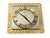 1960s Mid-Century Modern Wall Clock in Brass and Glass from Casino Electric with Junghans Mechanism, 1960s For Sale - Image 5 of 5