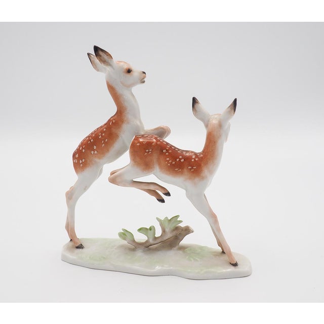 Rosenthal Porcelain Deer by H. Meisel, 1950s For Sale - Image 6 of 8