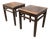 Vintage Asian Rosewood Side Tables, Pair For Sale