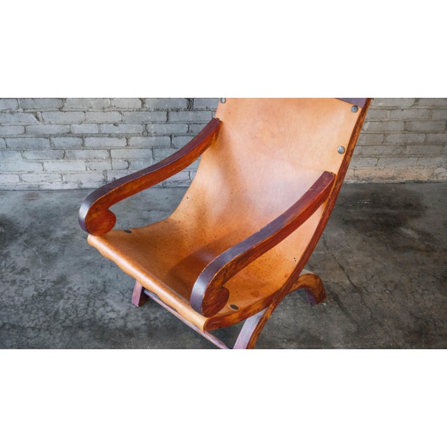 Clara Porset Style Mexican Butaque Chair For Sale In Boston - Image 6 of 18