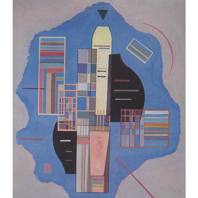 Modern Vassily Kandinsky, Surrealist Guitar, Color Photogravure For Sale - Image 3 of 7