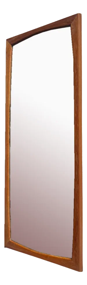 Modern Danish Teak Wall Mirror by Aksel Kjersgaard, 1960s