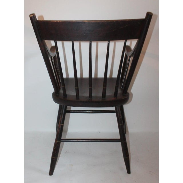 Early Original Paint Decorated 19th Century Hitchcock Armchair For Sale - Image 4 of 9