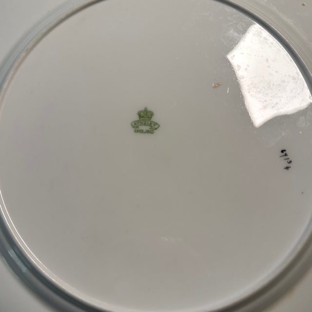 Ceramic Early 20th Century Aynsley Dinner Plates - Set of 4 For Sale - Image 7 of 7