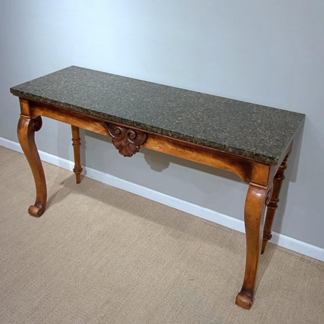 Early Victorian Marble Top Console Table For Sale In New York - Image 6 of 12