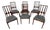 Mid-Century Modern Broyhill Brasilia Dark Walnut Dining Chairs - Set of 6 For Sale
