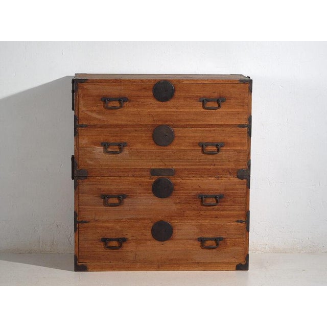 Japanese Tansu in Wood For Sale - Image 4 of 14