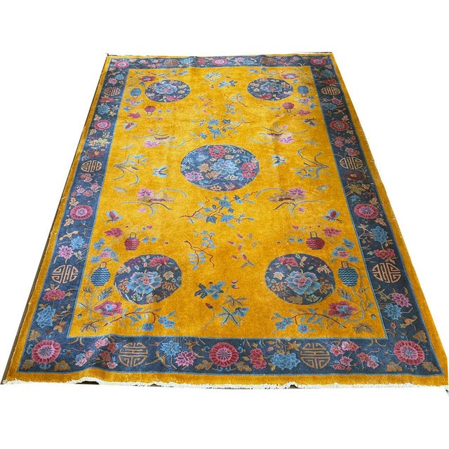 Mandarin Art Deco Chinese rugs (also called Mandarin Chinese Art Deco rugs) are a distinctive category of hand-knotted...