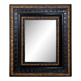 Antique Dutch Wood Mirror For Sale