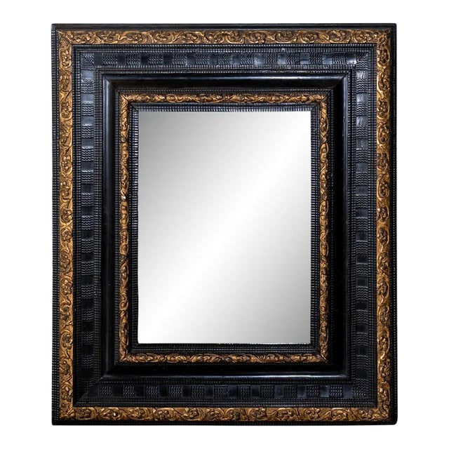 Antique Dutch Wood Mirror For Sale