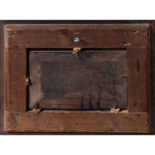 French School Artist, Sidi Abdallah Cherif Mausoleum in Tunis, Oil Painting on Board, 1888 For Sale - Image 7 of 8