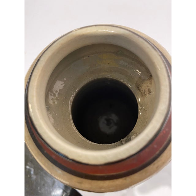 Vintage Ogata Kenzan Style Japanese Vase For Sale - Image 9 of 9