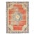 Mid 20th Century Distressed Large Vintage Oushak Rug For Sale