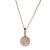 Contemporary Early 21st Century 1.51 Carat VVS2 Center Diamond Pendant on Chain For Sale - Image 3 of 5