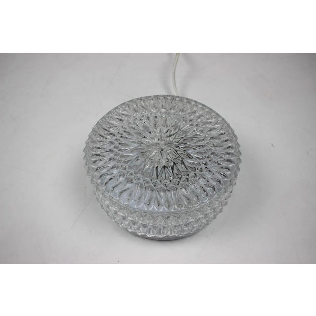 - Made in Czechoslovakia - Made of metal, glass - Re-polished - Fully functional - Good, original condition. Up to 250V...