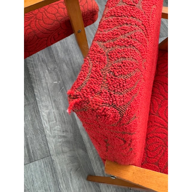 Vintage Italian Armchairs, 1950s, Set of 2 For Sale - Image 9 of 10