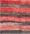 Turkish Vintage Tulu Rug From Turkey in Charcoal and Red With Stripe Design, Minimalist Design For Sale - Image 3 of 12