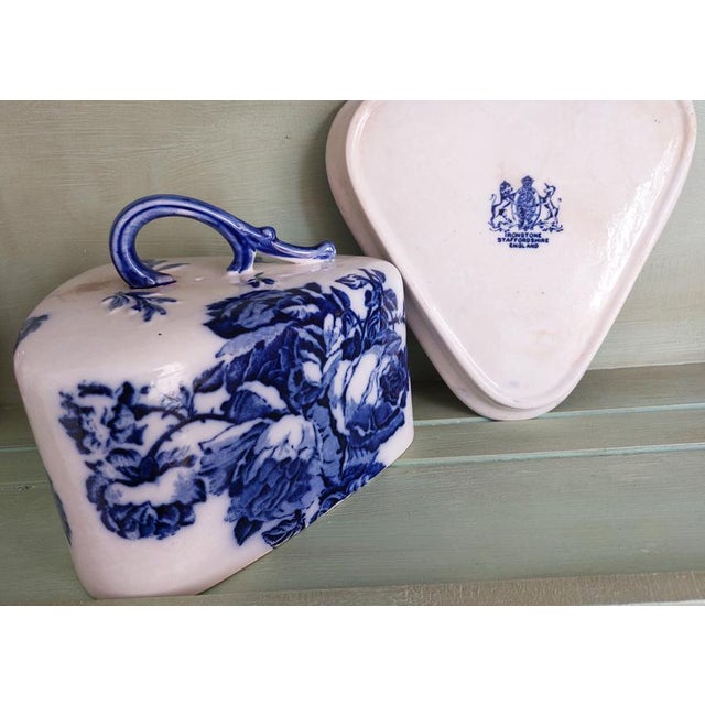 Ceramic Vintage Cheese Cadre from Ironstone Staffordshire, 1930, Set of 2 For Sale - Image 7 of 7