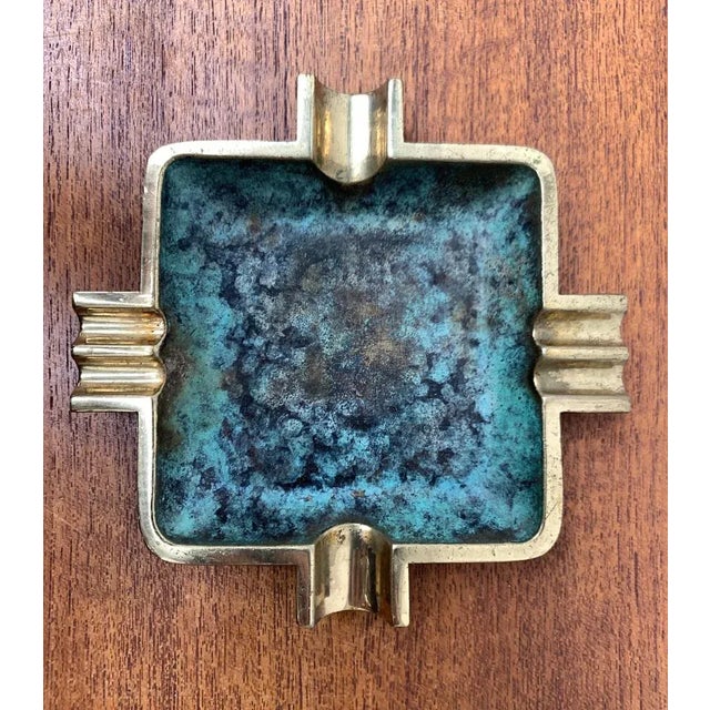 Mid-Century Brass Ashtray, 1950s For Sale - Image 10 of 10