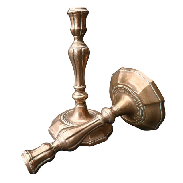 Louis XV Candlesticks in Bronze, Set of 2 For Sale - Image 10 of 10