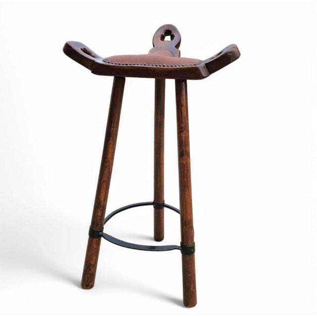 Brutalist Marbella Bar Stool, in Good conditions. Designed 1970 to 1979