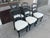 Beautifully restored vintage dining chair set by Jamestown Lounge Company (Jamestown, NY) with new upholstery, foam and a...