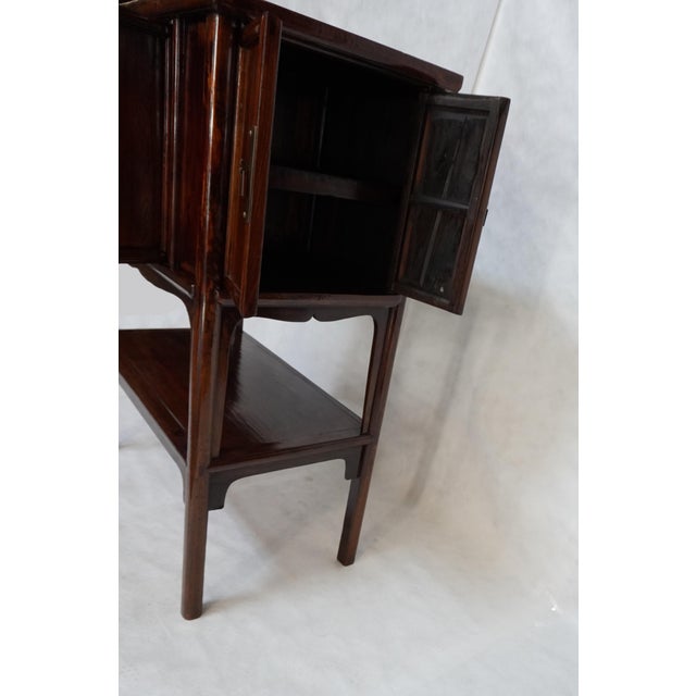 Wood Antique 19th Century Cypress Cabinet For Sale - Image 7 of 13