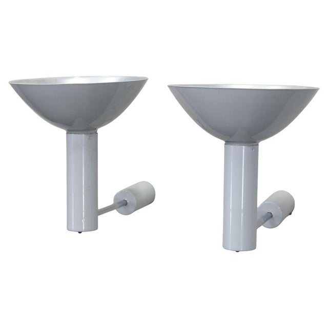 Mid-Century Modern Adjustable Aluminium Wall Lights, Germany, 1970s, Set of 2 For Sale - Image 12 of 12