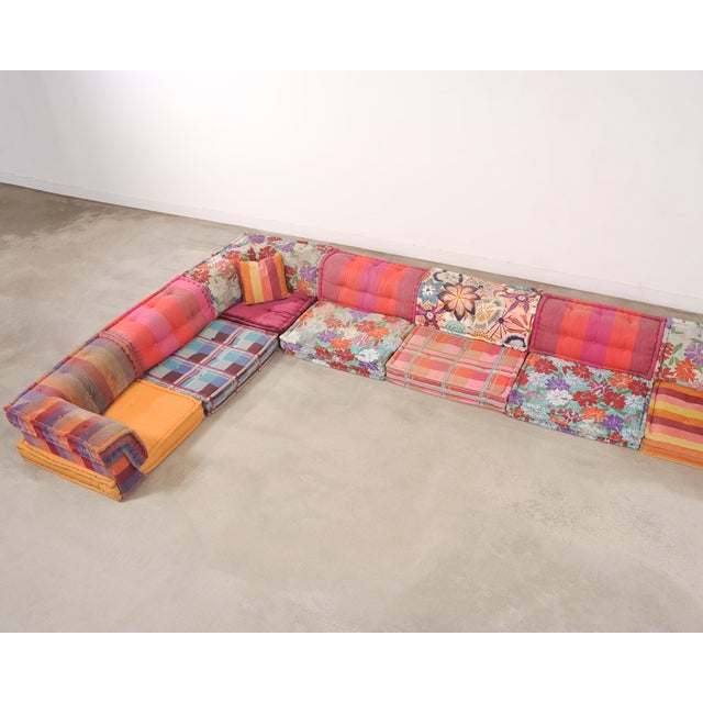 Roche Bobois Mah Jong Kenzo Missoni Sectional Sofa by Hans Hopfer for Roche Bobois For Sale - Image 4 of 18