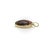 14k Gold Watermelon Tourmaline Carved Leaf Pendant For Sale - Image 4 of 9