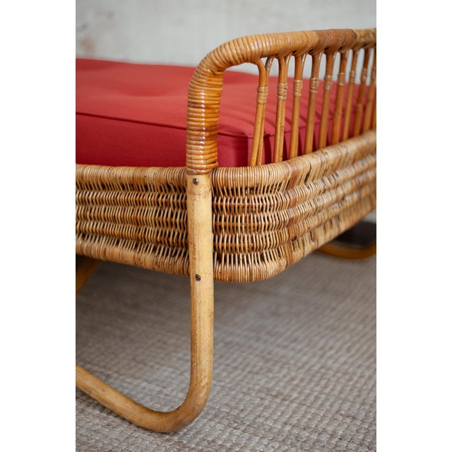 Bamboo Cane Daybed, 1960s, Set of 2 For Sale - Image 11 of 12