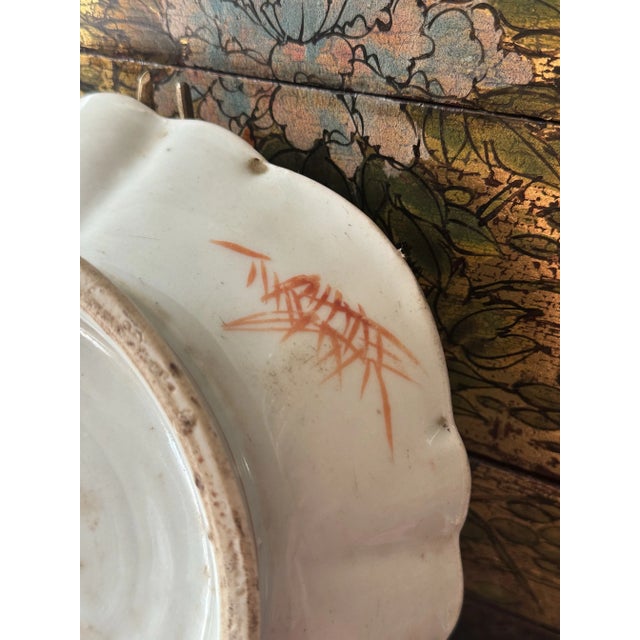 Ceramic Antique Chinese Famille Rose Porcelain Footed Bowl For Sale - Image 7 of 10