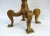 Antique Georgian Bronze and Steel Fireplace Tools on Scroll Cabriole Legs For Sale In Chicago - Image 6 of 13