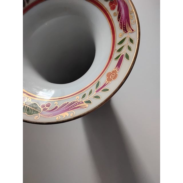 Porcelain Trumpet Shaped Vase from Noritake, 1920s For Sale - Image 3 of 5