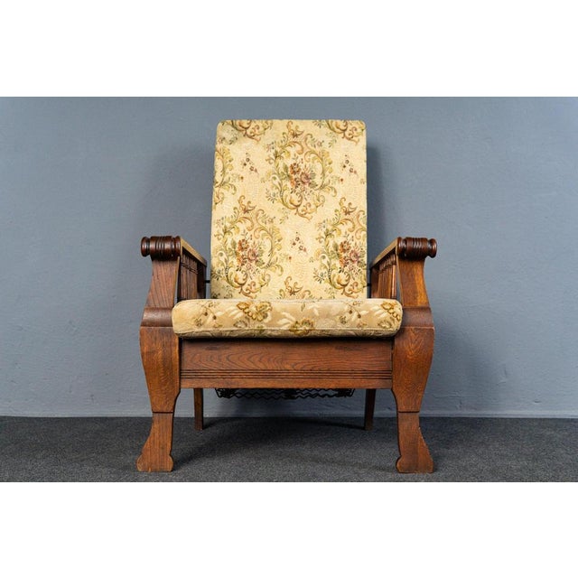 Adjustable Lounge Chair in Oak For Sale - Image 4 of 18