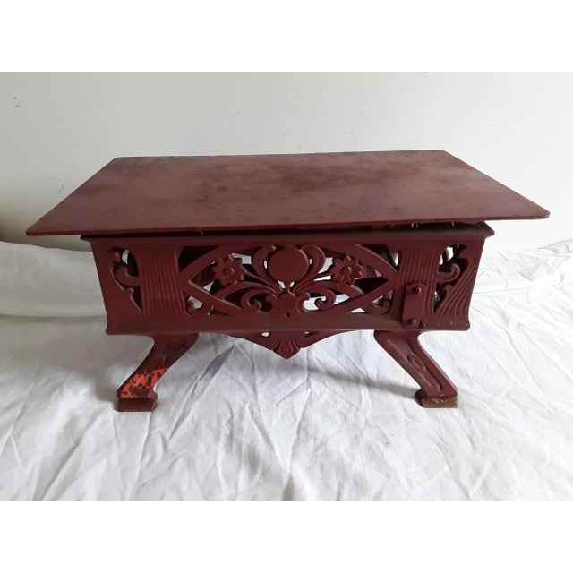 Antique Jugendstil German Cast Iron Market Scale, 1900s For Sale - Image 5 of 5