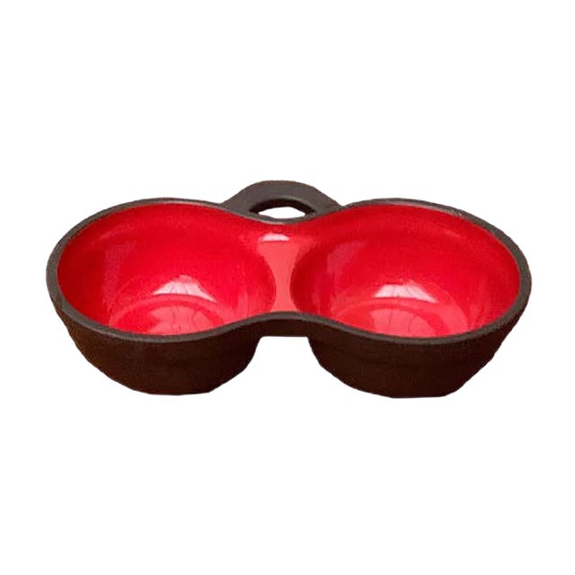 Vintage German Pottery Bowl from Wormser Terra-Sigillata For Sale