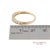 14k 585 Solid Yellow Gold Natural Diamond Band Ring, Size 8 For Sale - Image 11 of 12
