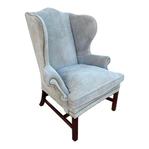 Ralph Lauren Suede Devonshire Chair