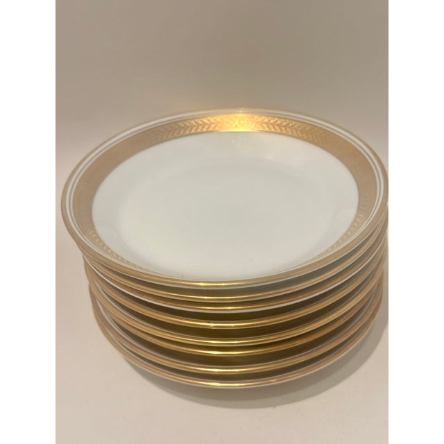 Art Deco Mid 20th Century Richard Ginori Trevi 5 3/8" Dessert/Berry Bowls Set of 8 For Sale - Image 3 of 4