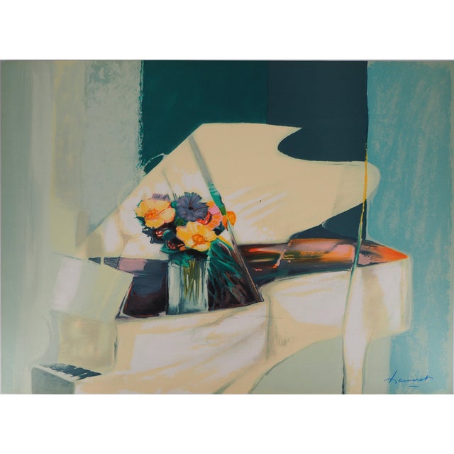 Claude Hemeret, Avant le concert, Lithograph For Sale